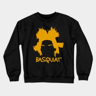 basquiat yellow Crewneck Sweatshirt